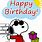Snoopy Says Happy Birthday