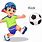 Soccer Ball Kick Clip Art