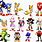 Sonic Hedgehog Characters Names