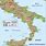 Southern Italy Region Map