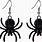 Spider Earrings Halloween