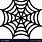 Spider On Web Vector
