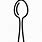 Spoon Clip Art Black and White