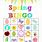 Spring Bingo Clip Art