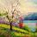 Spring Tree Oil Painting