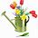 Spring Watering Can Clip Art