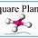 Square Planar Molecule