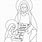St. Anne Coloring Page