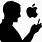 Steve Jobs Silhouette