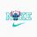 Stitch Nike Logo