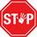 Stop Sign with a Hand