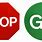 Stop and Go Sign Clip Art