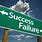 Success/Failure Sign