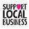Support Local Business Logo