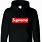 Supreme Hoodie with Logo On the Back