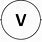 Symbol for Voltmeter