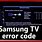 TV Error Message