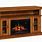 TV Stand Heater Fireplace Oak