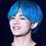 Tae Hyung Blue Hair