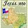 Texas Map 1850