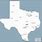 Texas Map Main Cities