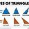 Three Triangle Types