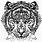 Tiger Mandala SVG