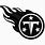 Titans Logo Black and White