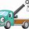 Tow Truck with Car Cartoon