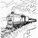 Train Coloring Pages for Boys