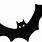 Transparent Halloween Bats