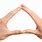 Triangle Hand Symbol