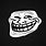 Troll Face with Black Background