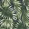 Tropical Leaves Green Wallpaper