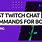 Twitch Chat Commands