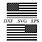 US Flag SVG Cut Files