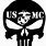 USMC Skull SVG
