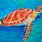 Underwater Sea Turtle Art