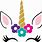 Unicorn Face SVG