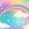 Unicorn Sky Rainbow Background