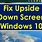 Upside Down Screen Fix