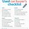 Used Car Buying Checklist