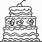 Valentine Coloring Pages Cake