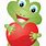 Valentine Frog Clip Art
