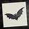 Vampire Bat Stencil