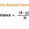 Variance Analysis Formula