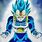 Vegeta Super Saiyan Royal Blue