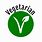 Vegetarian Icon for Menu