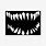Venom Teeth Stickers