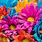 Vibrant Flower Wallpaper